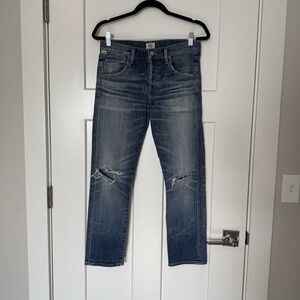 Citizens of Humanity Emerson Slim Boyfriend Premium Vintage Jeans Womens Size 25